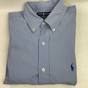 Ralph Lauren Blake Blue label Button down Sz M
